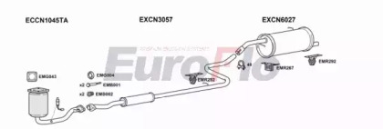 Система выпуска ОГ EuroFlo CNC314 5001B